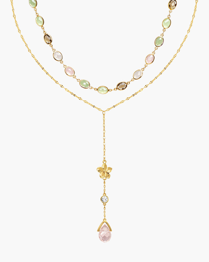Petal Lariat Necklace